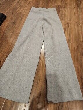 Sincerely Jules Light Gray Ribbed Knit Pants Size Medium